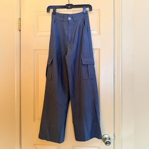 Gray Cargo Pants